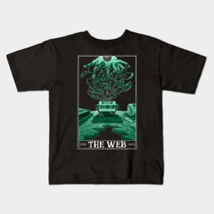 The Web Tarotesque (Dark) Kids T-Shirt